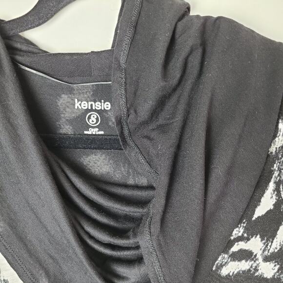 Kensie Cowl Neck Long Sleeve Soft Jersey Knit Cowl Neck Mini Dress Size Small - Picture 3 of 8